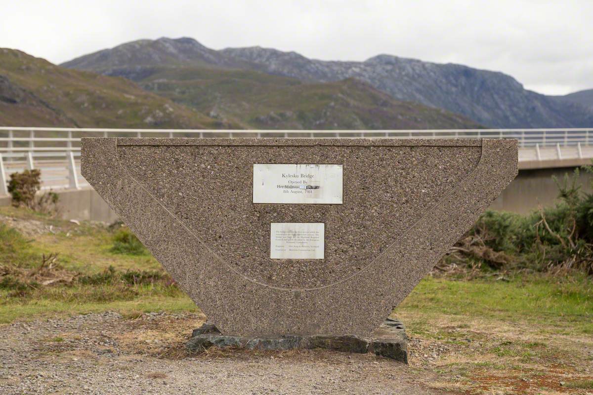 Kylesku Bridge Commemorative Marker