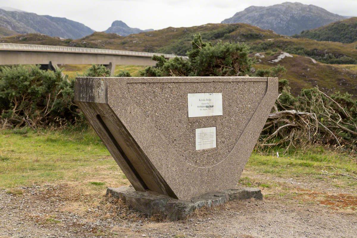 Kylesku Bridge Commemorative Marker