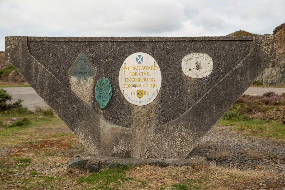 Kylesku Bridge Commemorative Marker