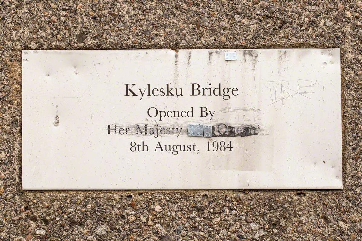 Kylesku Bridge Commemorative Marker