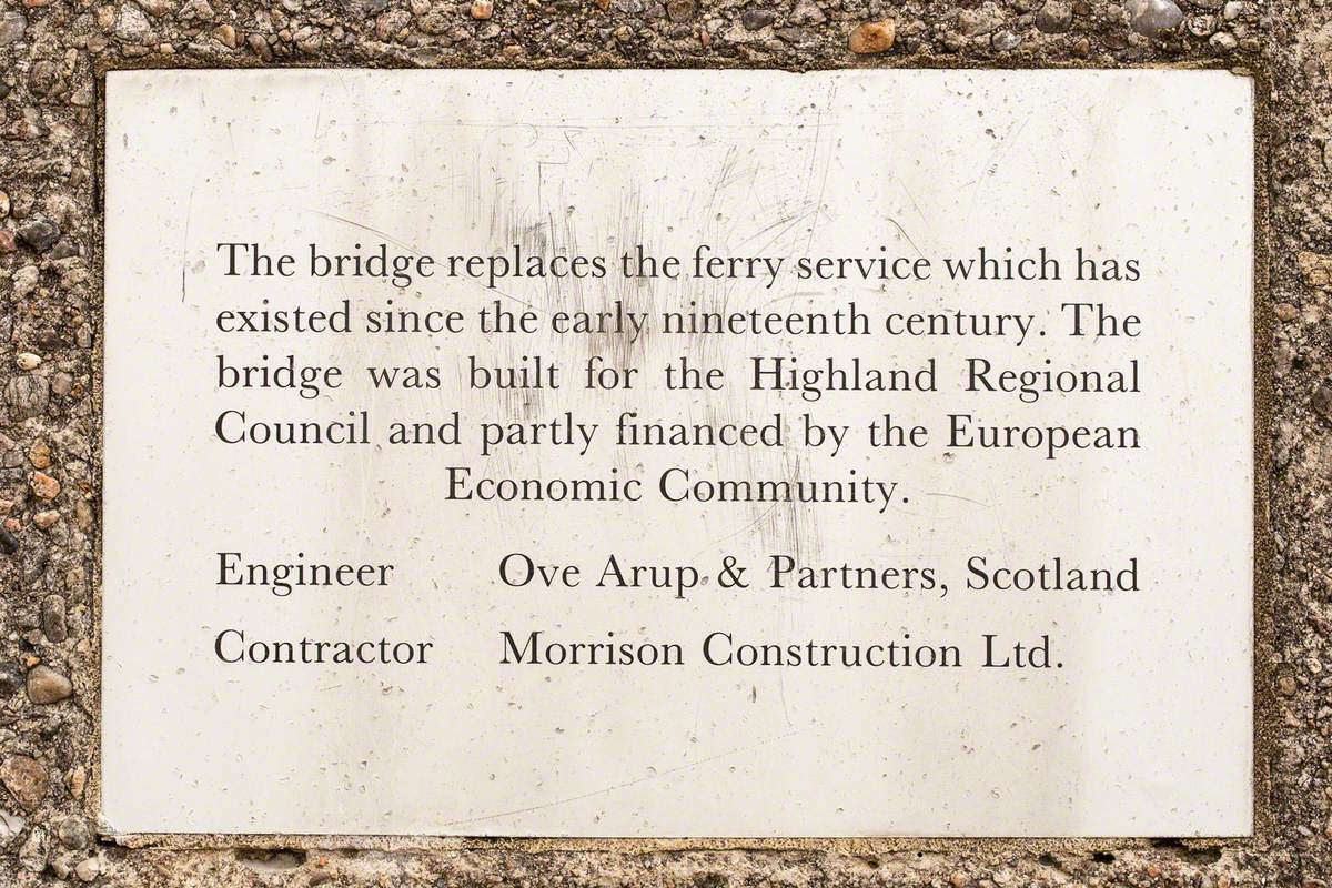 Kylesku Bridge Commemorative Marker