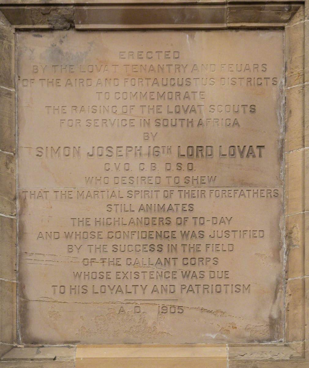 Lovat Scouts' South African Memorial