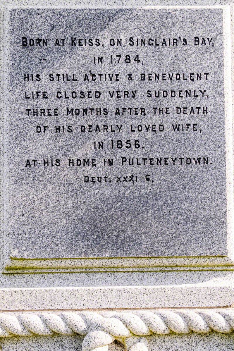 Memorial to James Bremner (1784–1856)