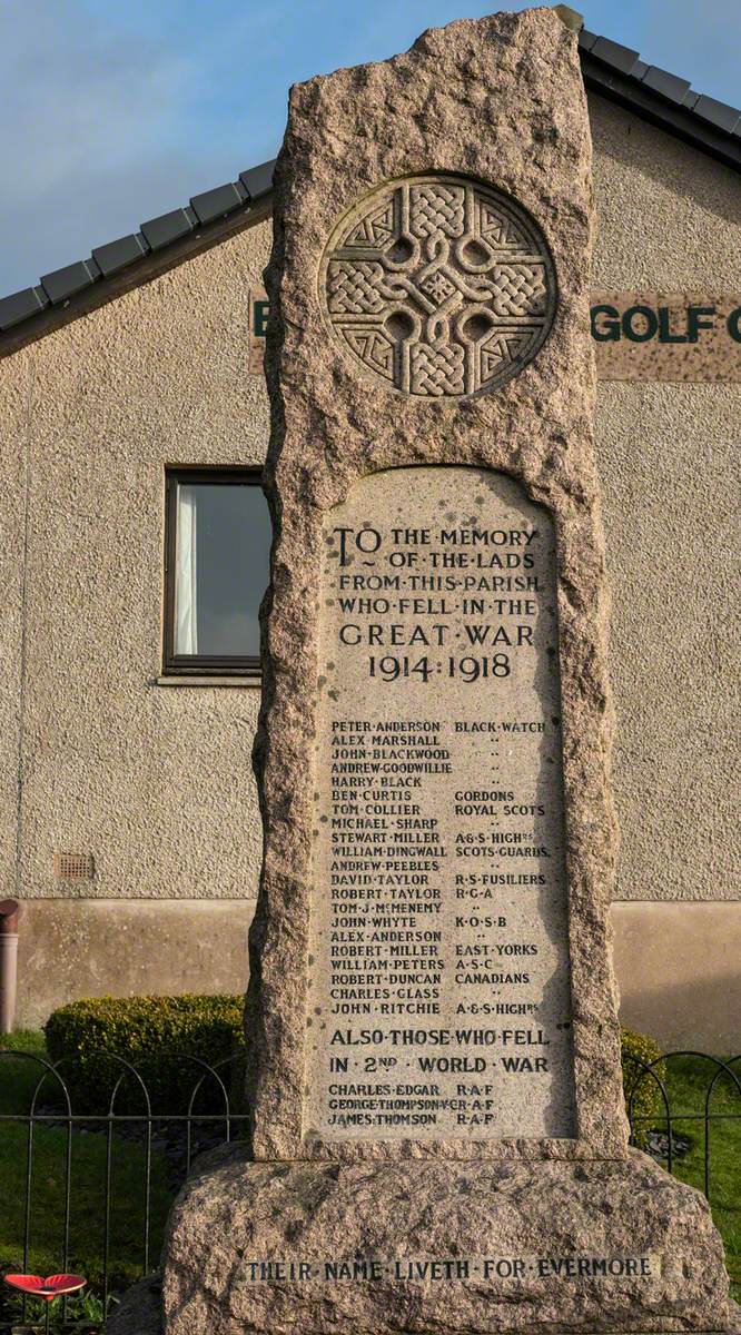 Kinnesswood War Memorial