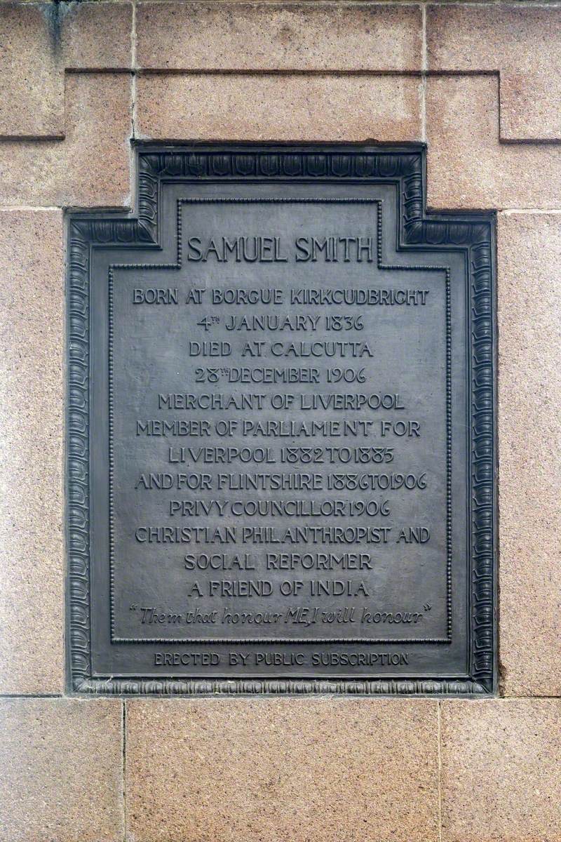 Memorial to Samuel Smith (1836–1906)