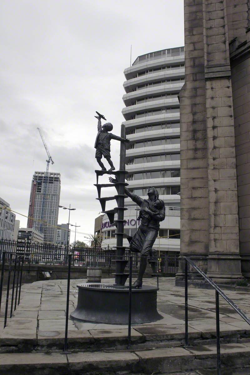 Memorial to the Liverpool Blitz