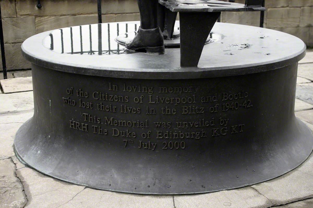 Memorial to the Liverpool Blitz