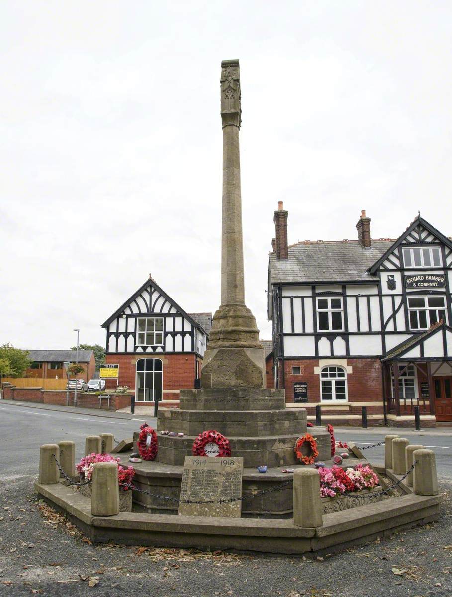 War Memorial Halsall Ormskirk