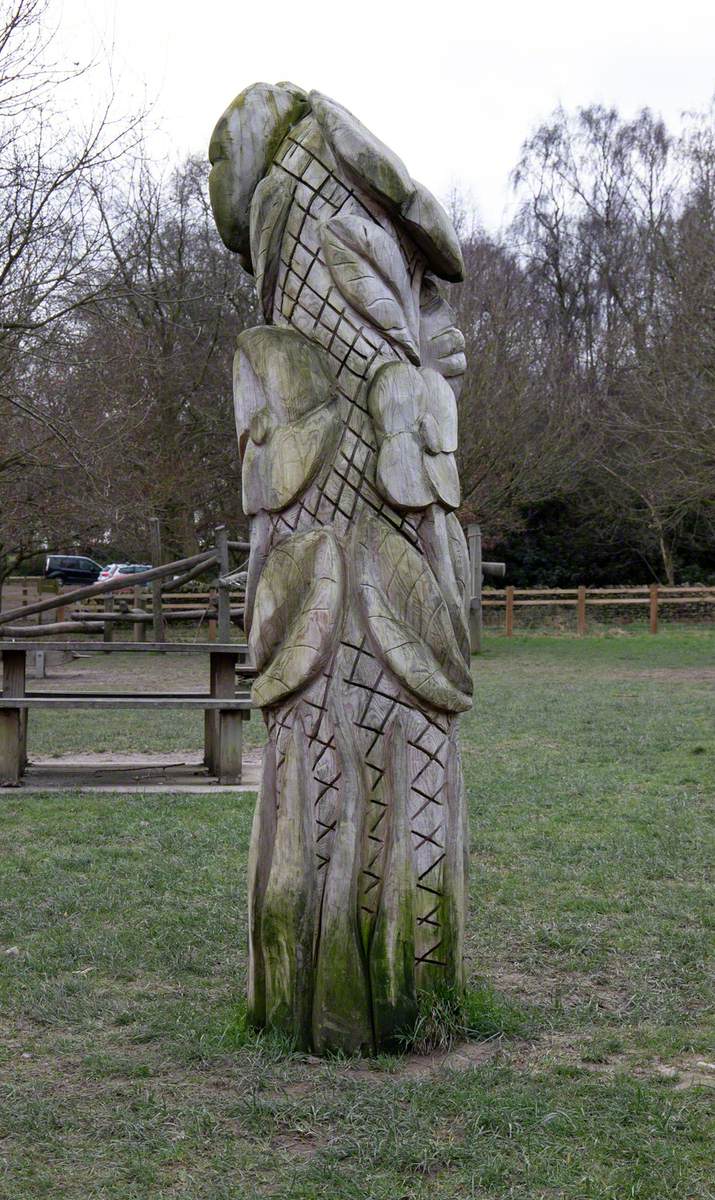 Head and Flower Totem