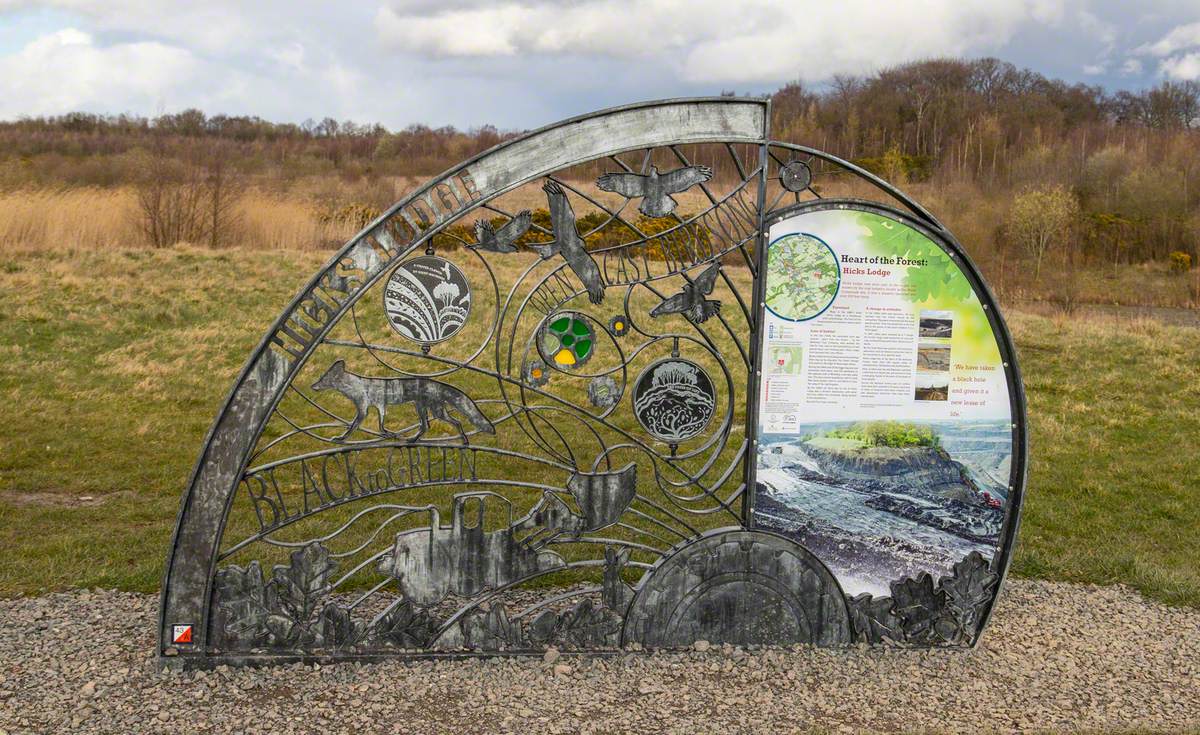 Hicks Lodge 'Heart of the Forest' Hub Panel