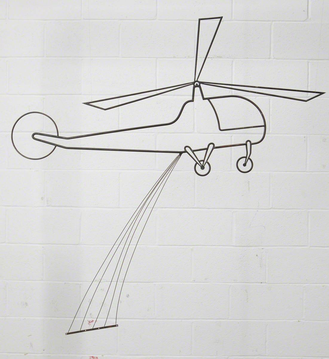 Helicopter Spraying Crops