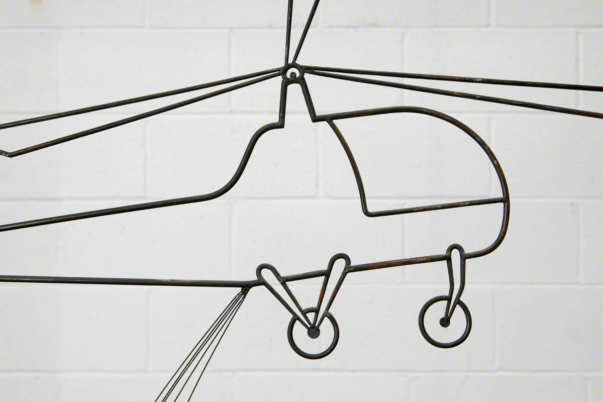 Helicopter Spraying Crops
