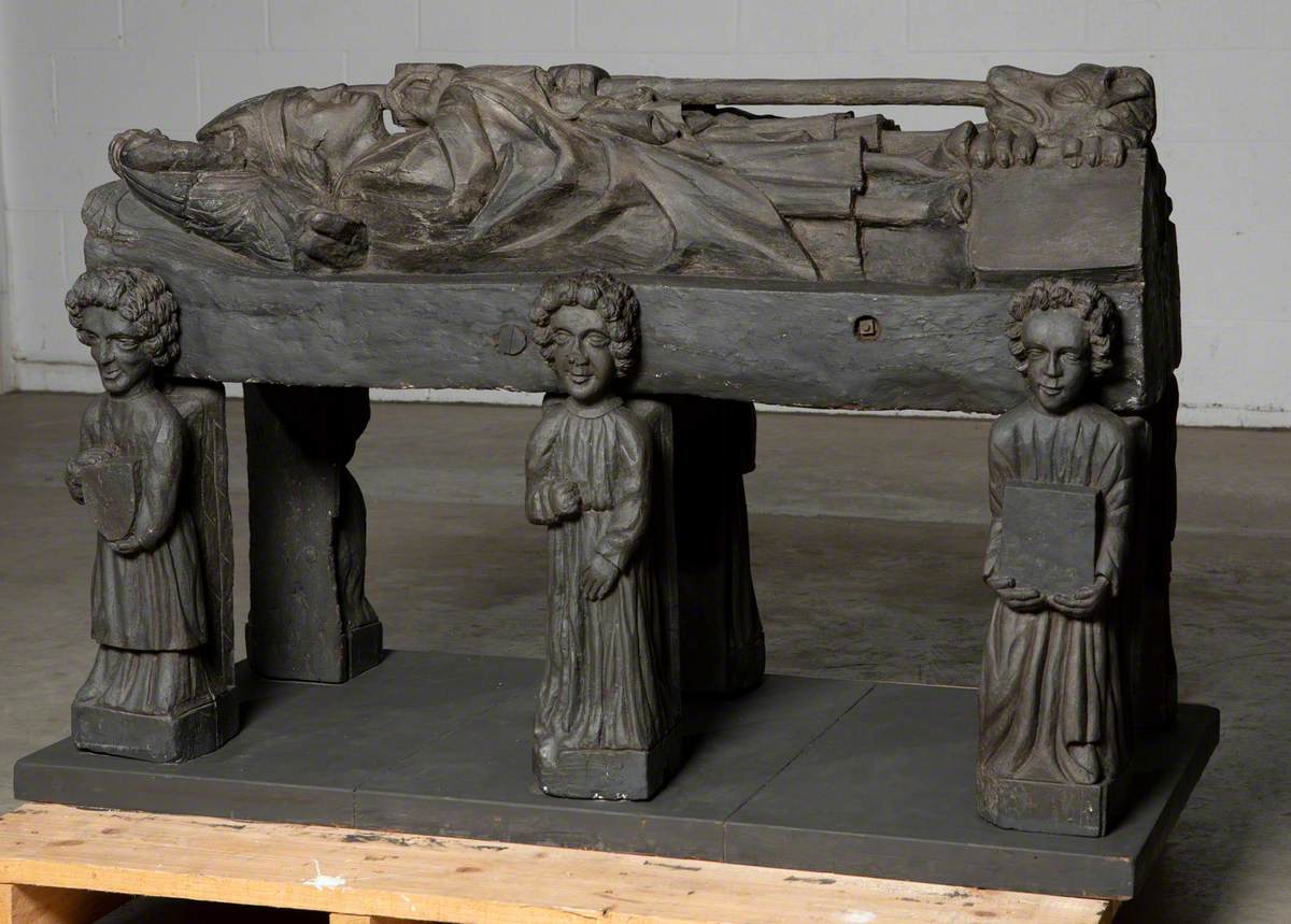 Tomb Carving (Possibly Saint Ronan)