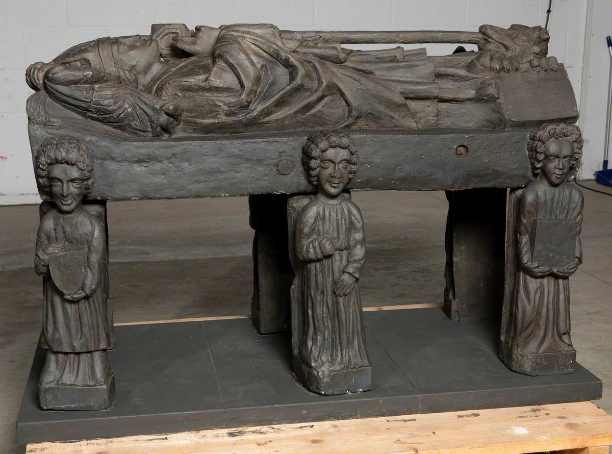 Tomb Carving (Possibly Saint Ronan)