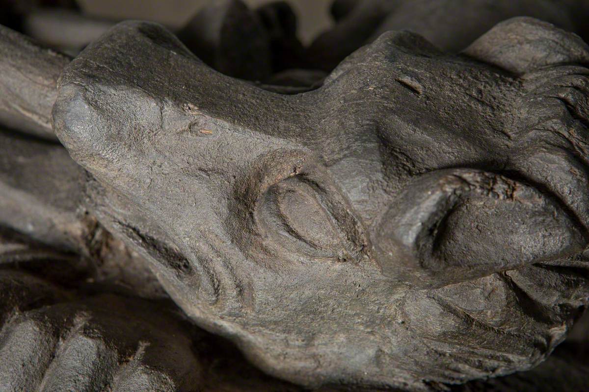 Tomb Carving (Possibly Saint Ronan)