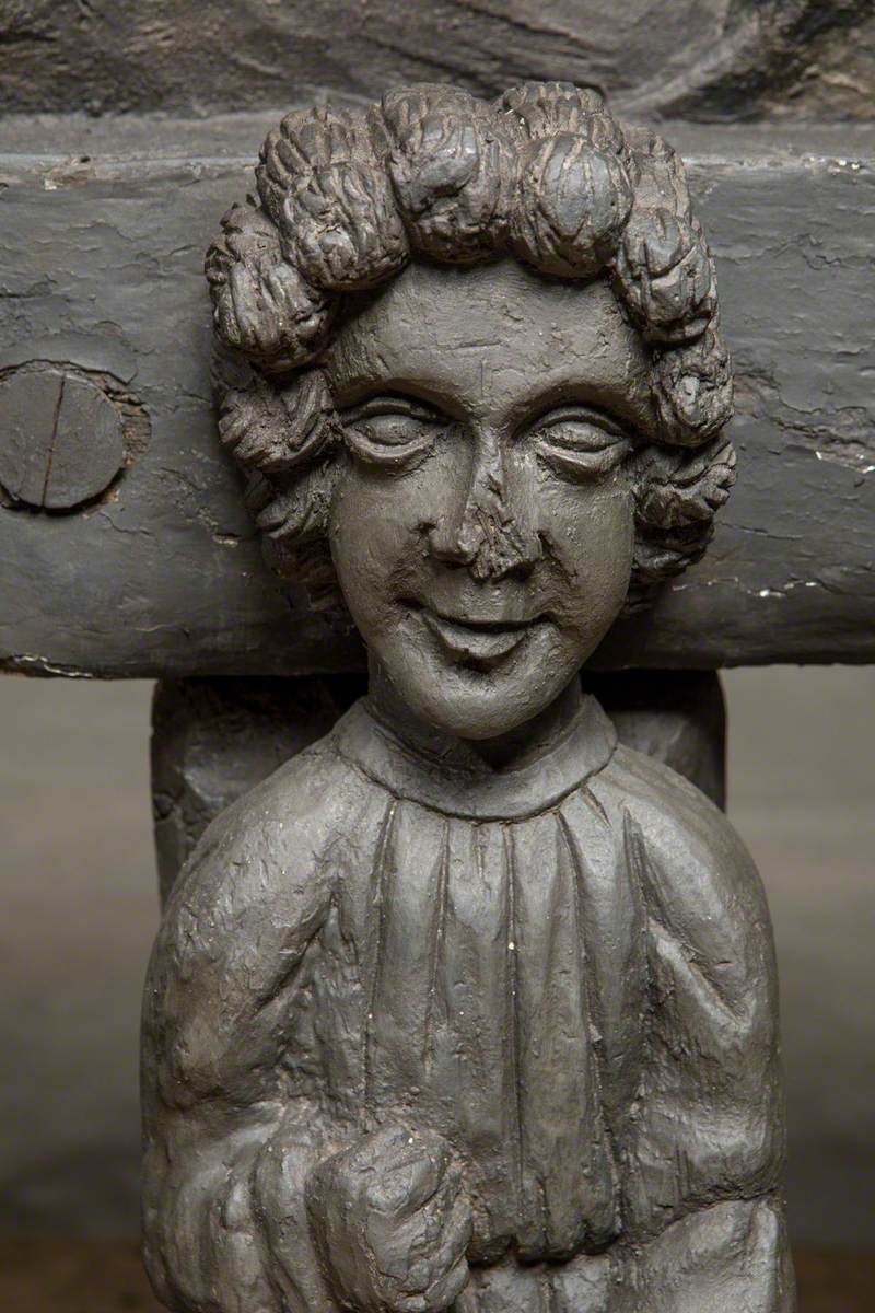 Tomb Carving (Possibly Saint Ronan)