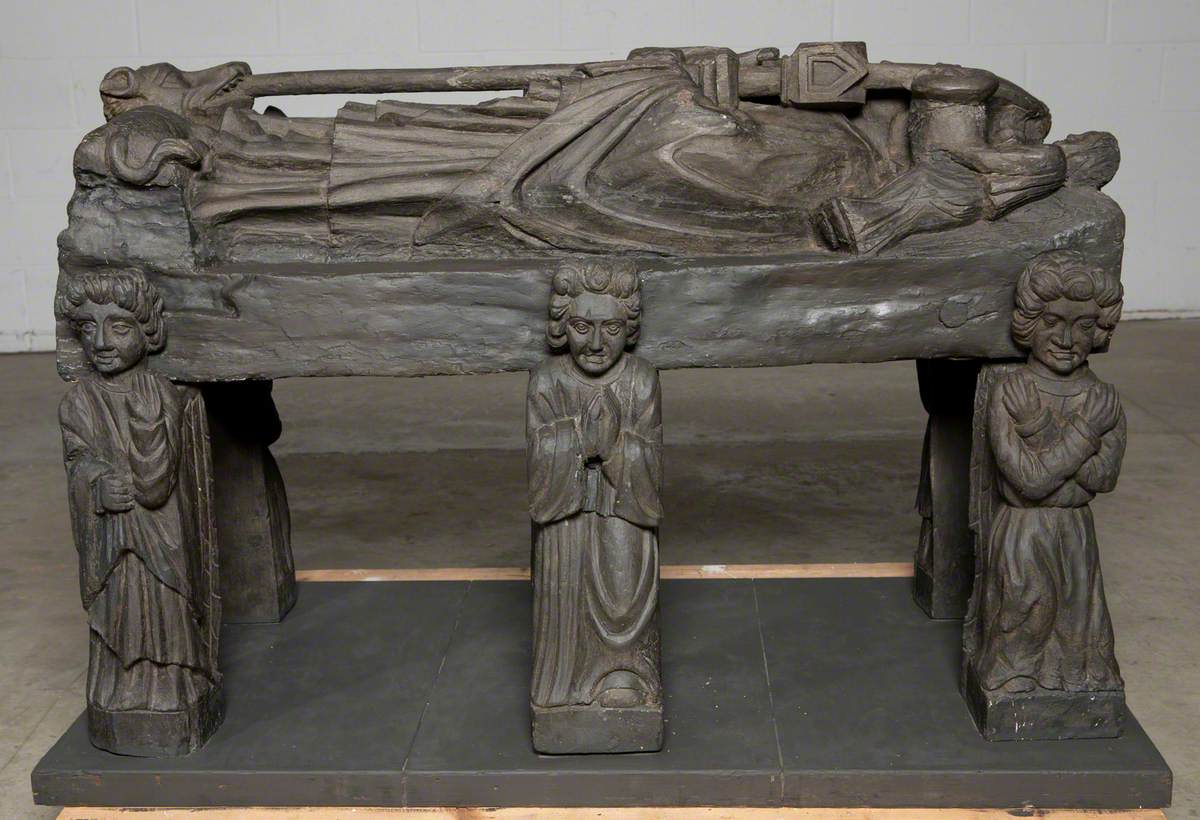 Tomb Carving (Possibly Saint Ronan)