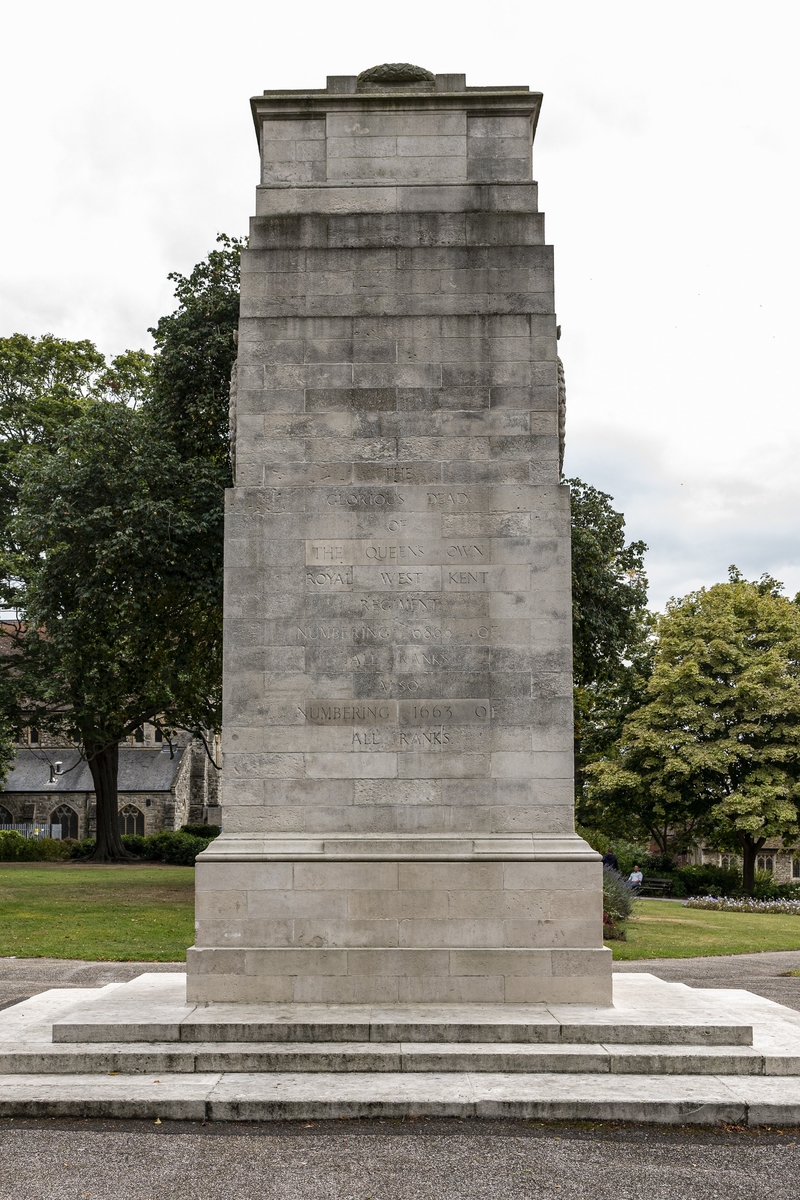 The Queen's Own Royal West Kent Regiment Cenotaph