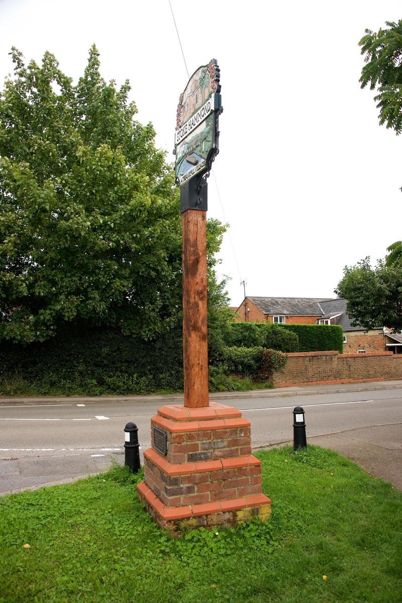 Stoke Hammond Sign and Bench