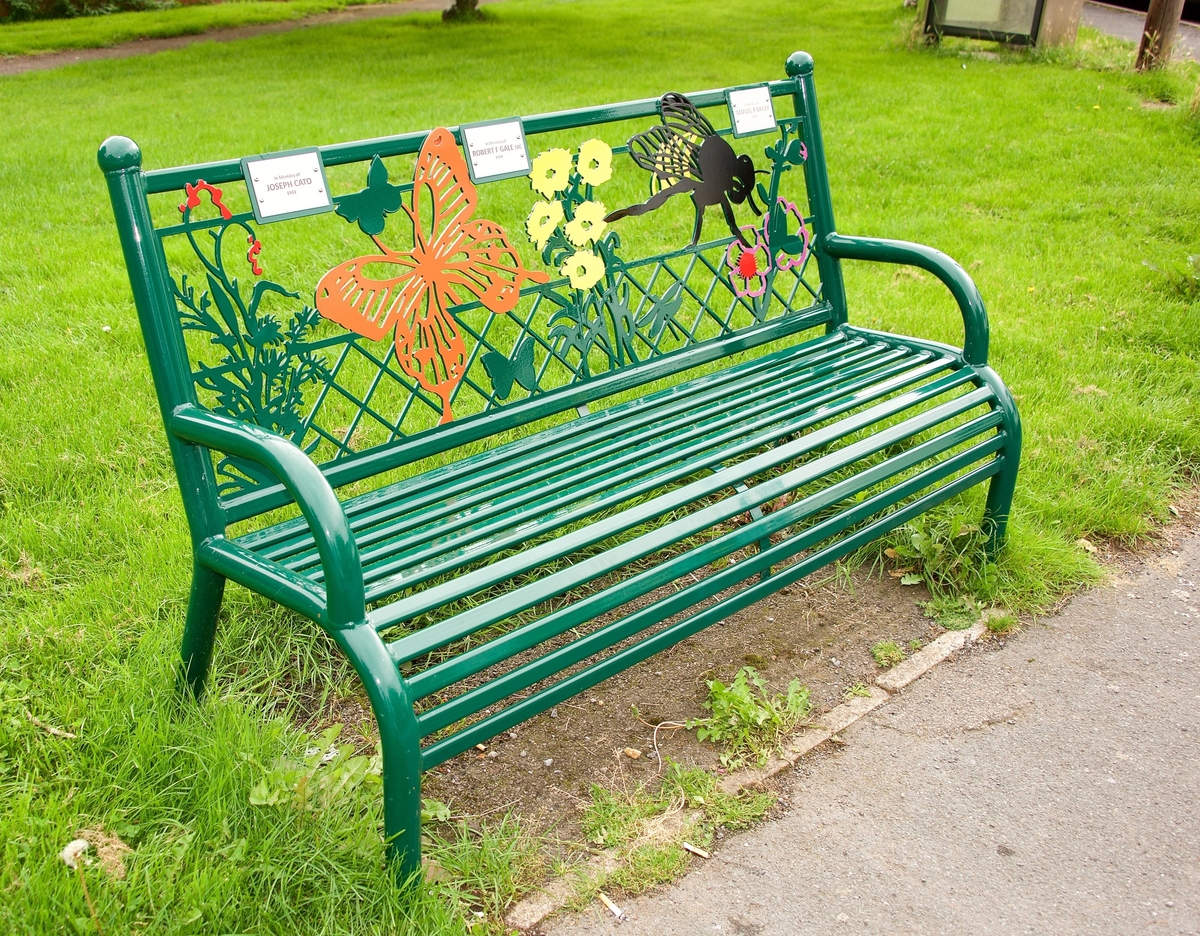 Stoke Hammond Sign and Bench