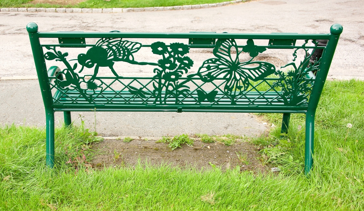 Stoke Hammond Sign and Bench