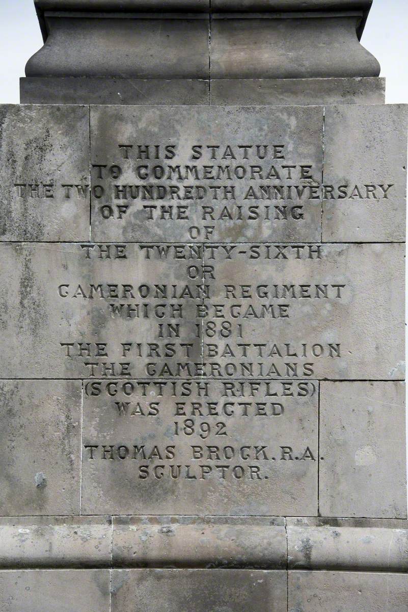 Cameronians Regimental Memorial (Earl of Angus)