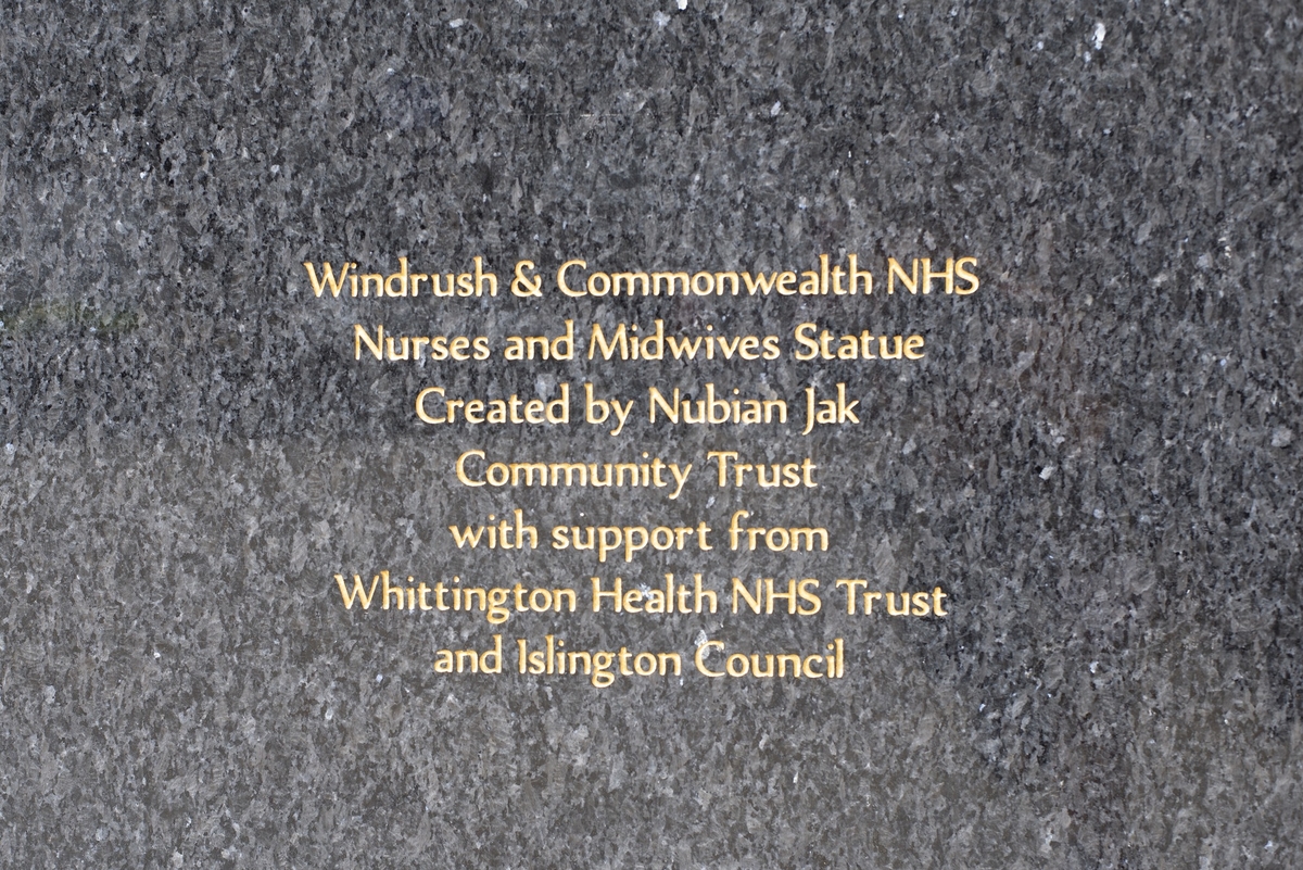 NICU Suite 16 (Windrush and Commonwealth NHS Nurses and Midwives Statue)