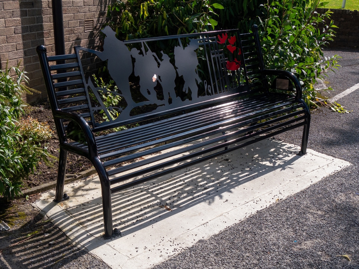 First World War Bench and Figures