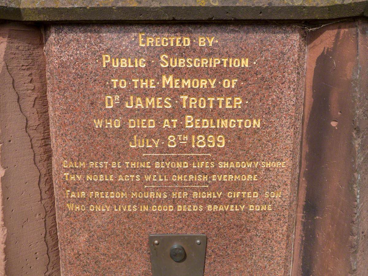 Dr James Trotter (1843–1899), Memorial Drinking Fountain