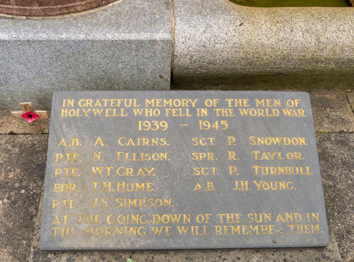 Holywell War Memorial Fountain