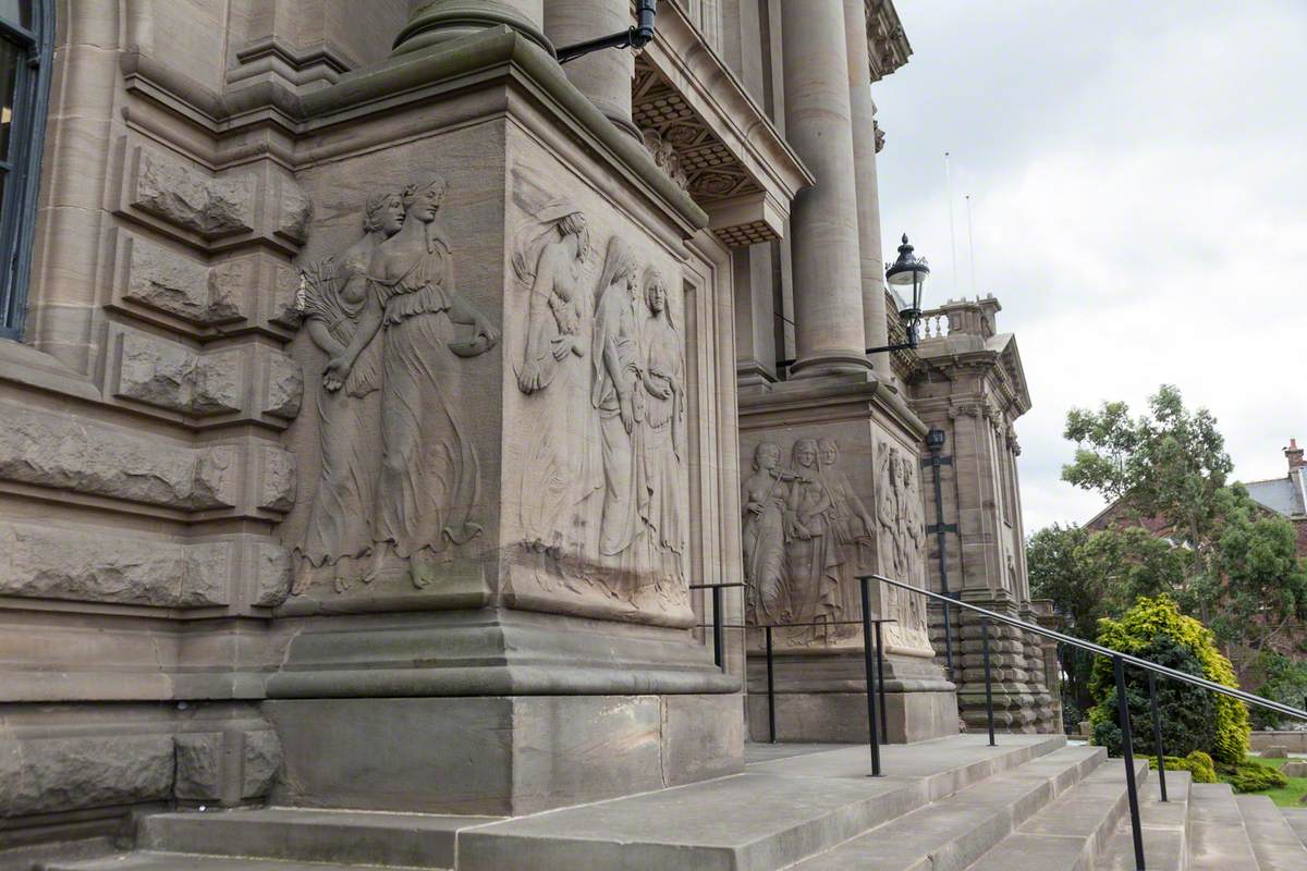 Dado Frieze – Personification of South Shields, Industry, Arts, Crafts and Labour