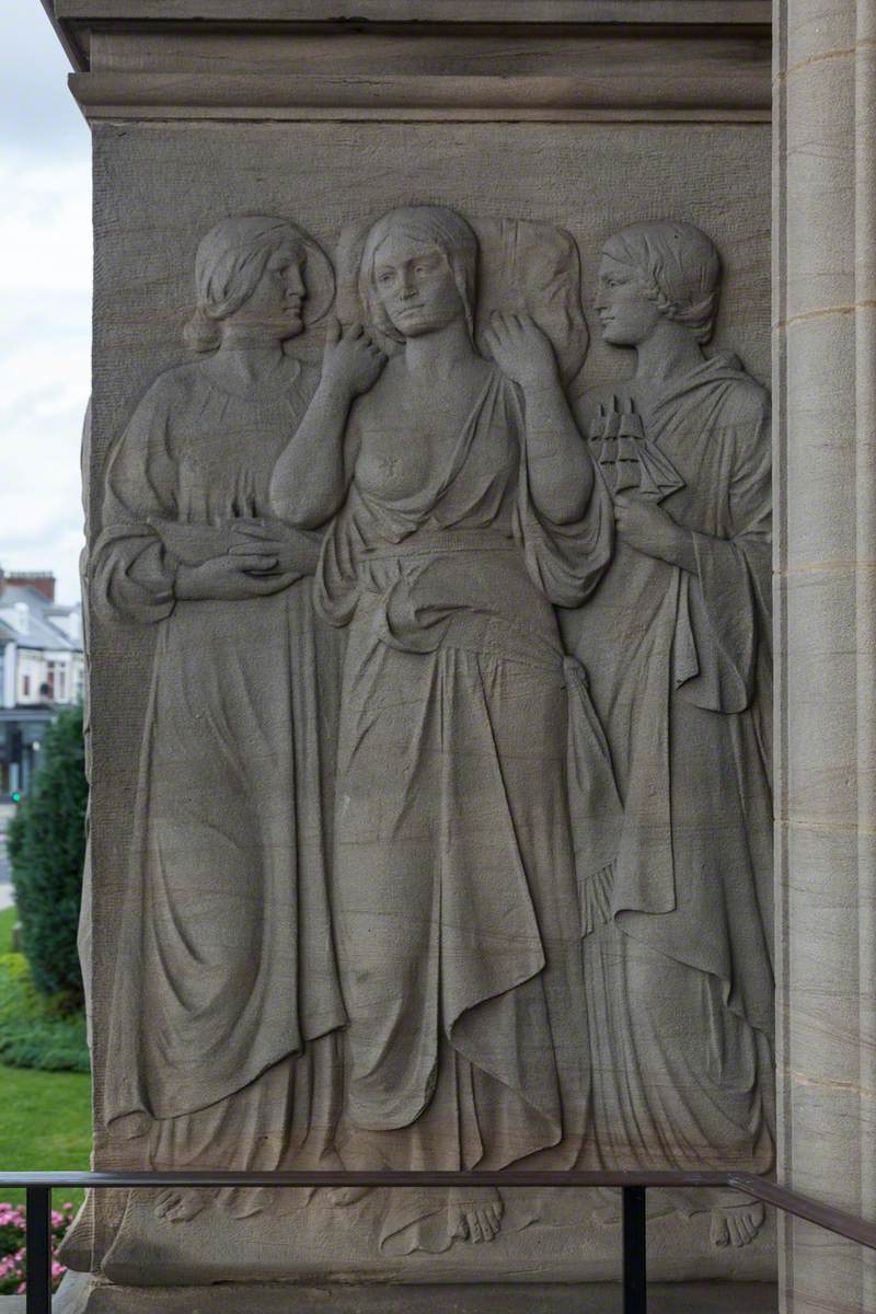 Dado Frieze – Personification of South Shields, Industry, Arts, Crafts and Labour