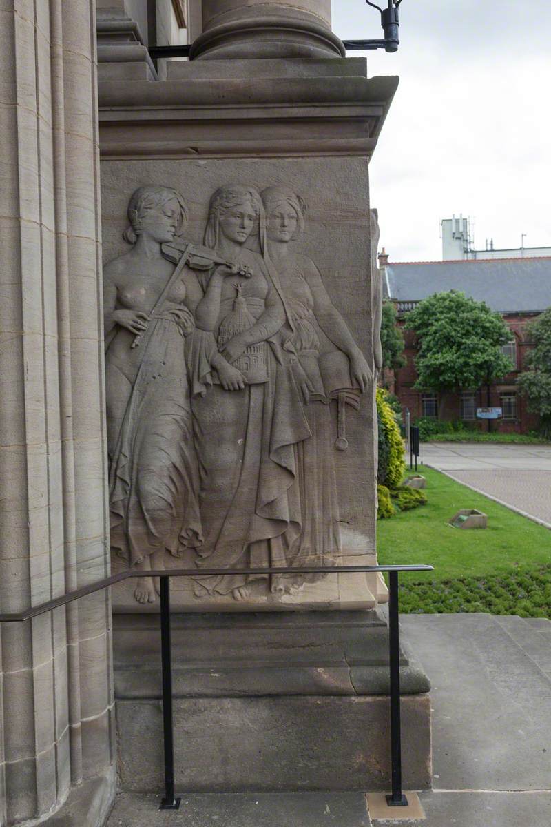 Dado Frieze – Personification of South Shields, Industry, Arts, Crafts and Labour