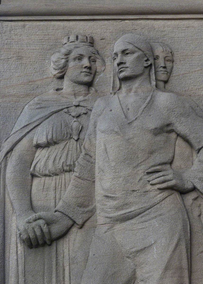 Dado Frieze – Personification of South Shields, Industry, Arts, Crafts and Labour