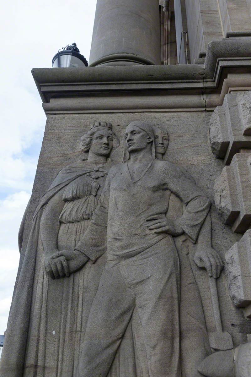 Dado Frieze – Personification of South Shields, Industry, Arts, Crafts and Labour