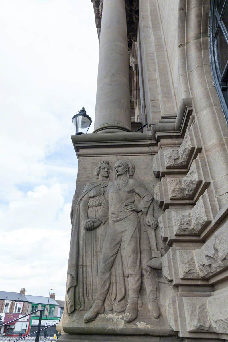 Dado Frieze – Personification of South Shields, Industry, Arts, Crafts and Labour