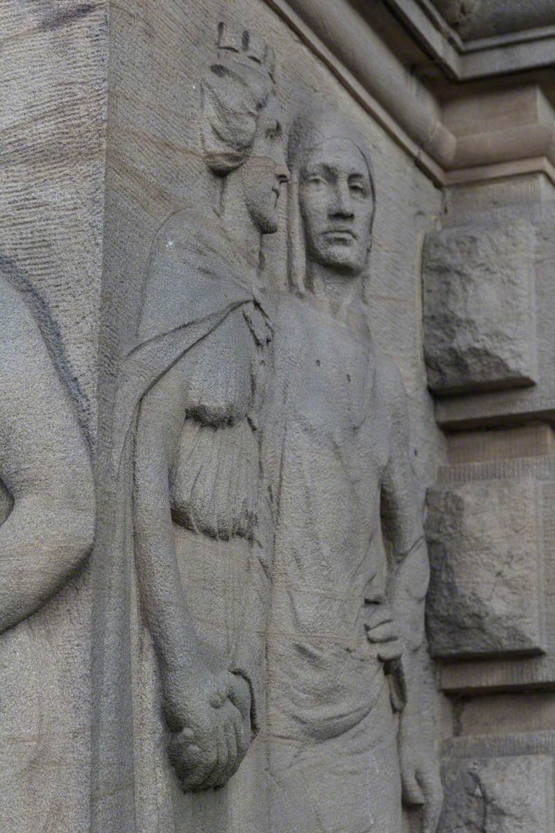 Dado Frieze – Personification of South Shields, Industry, Arts, Crafts and Labour