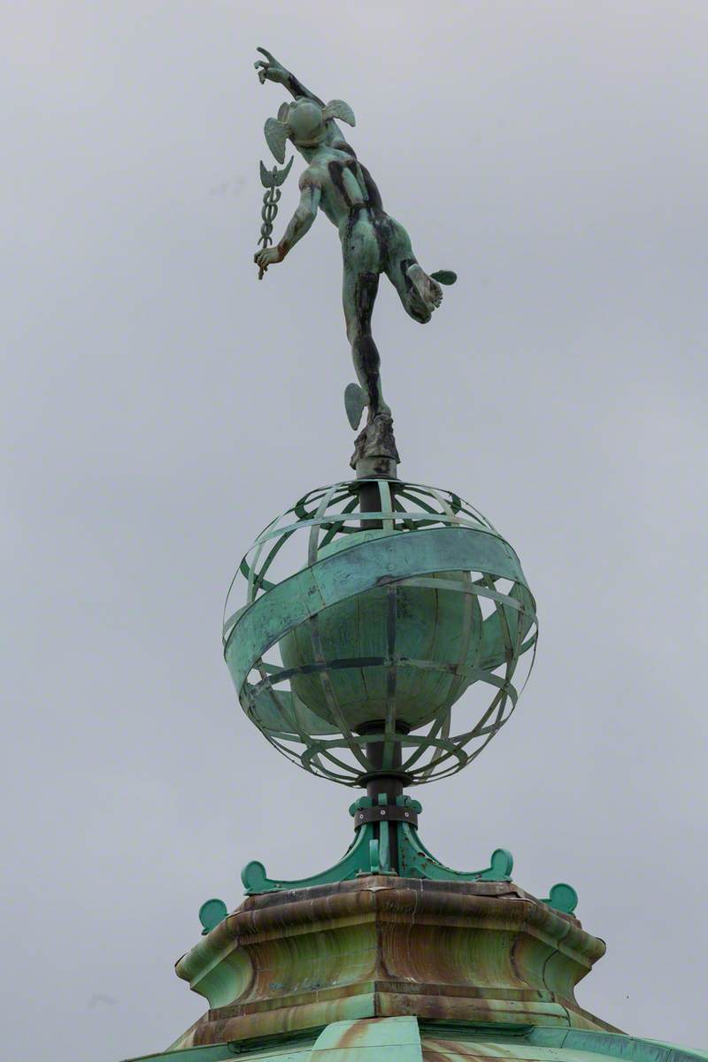 Statue of Mercury on Globe