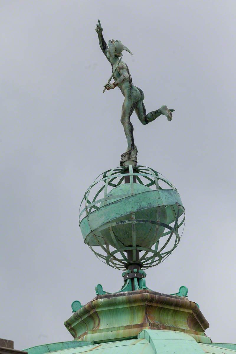 Statue of Mercury on Globe