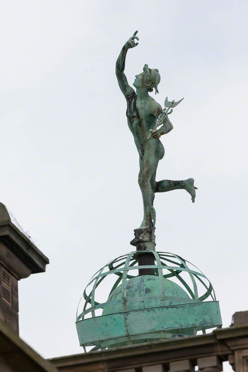 Statue of Mercury on Globe