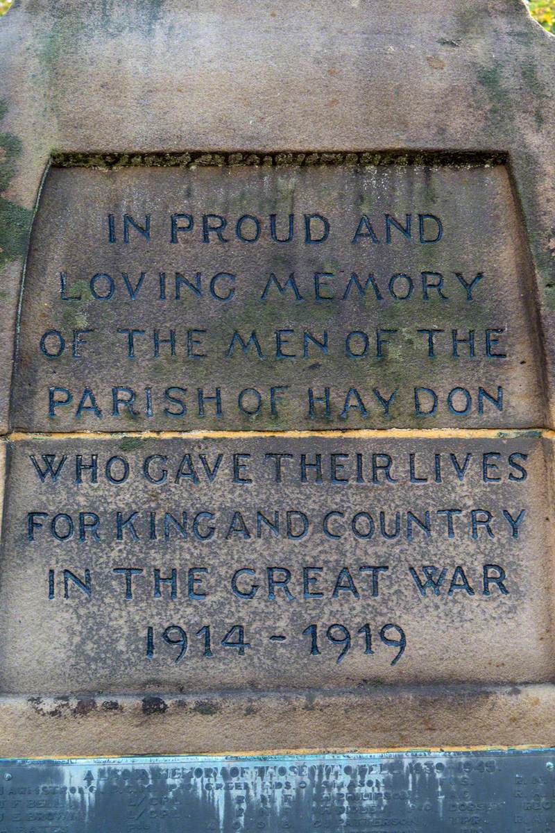 Haydon Bridge War Memorial