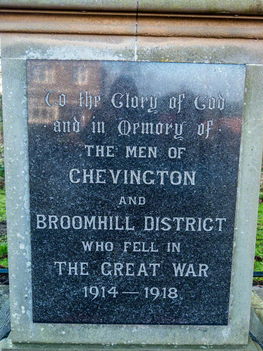 Chevington and Broomhill War Memorial