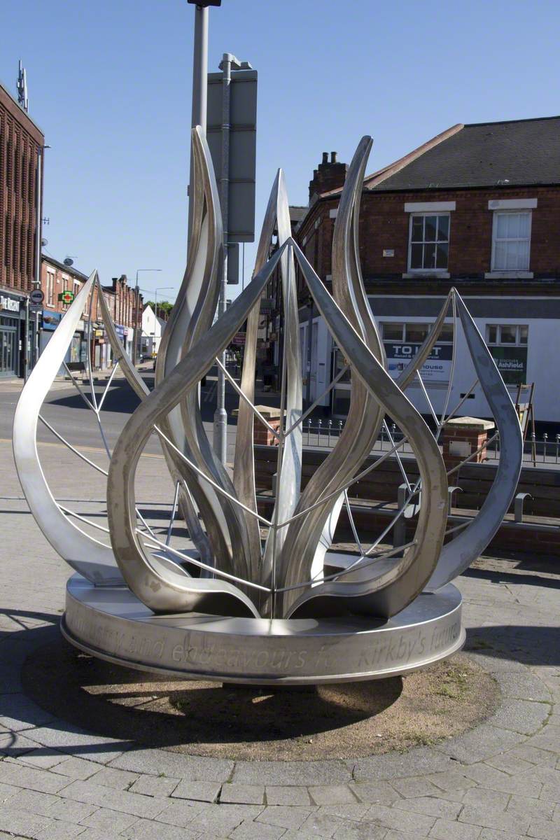 Metal Flower (Regeneration Sculpture)