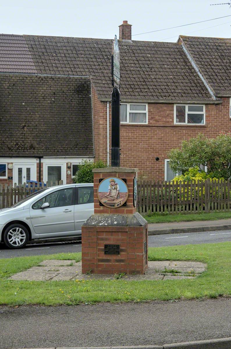 Millennium Monument and Cogenhoe Village Sign