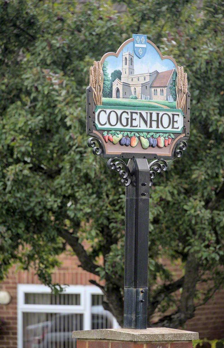 Millennium Monument and Cogenhoe Village Sign