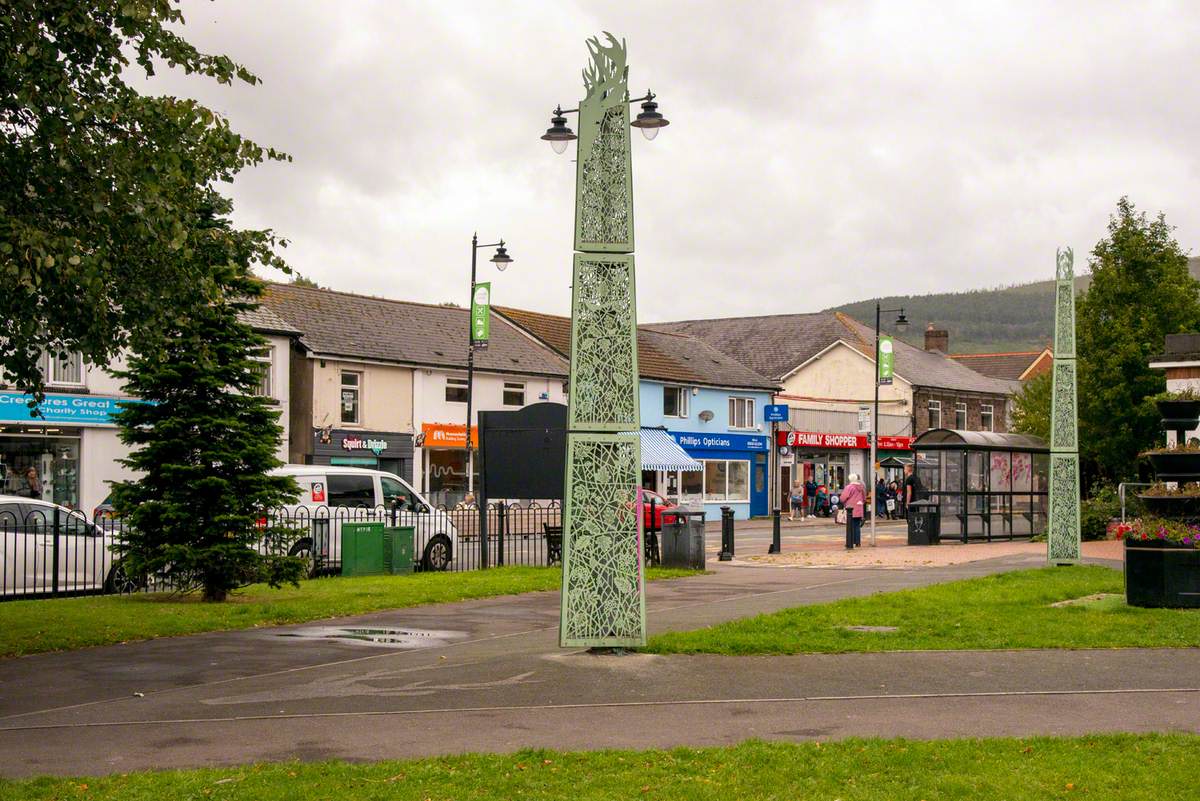 Stag Head Totems