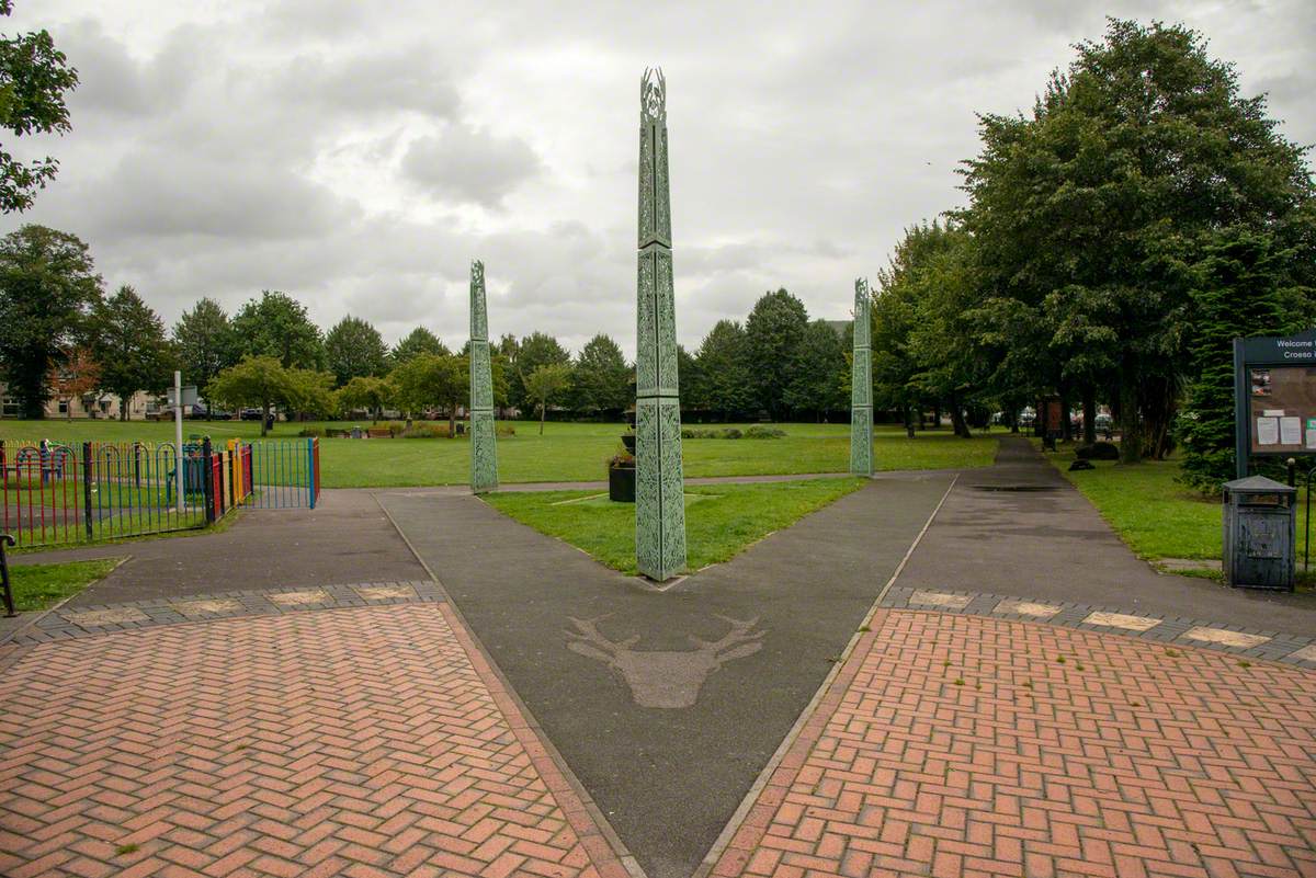 Stag Head Totems