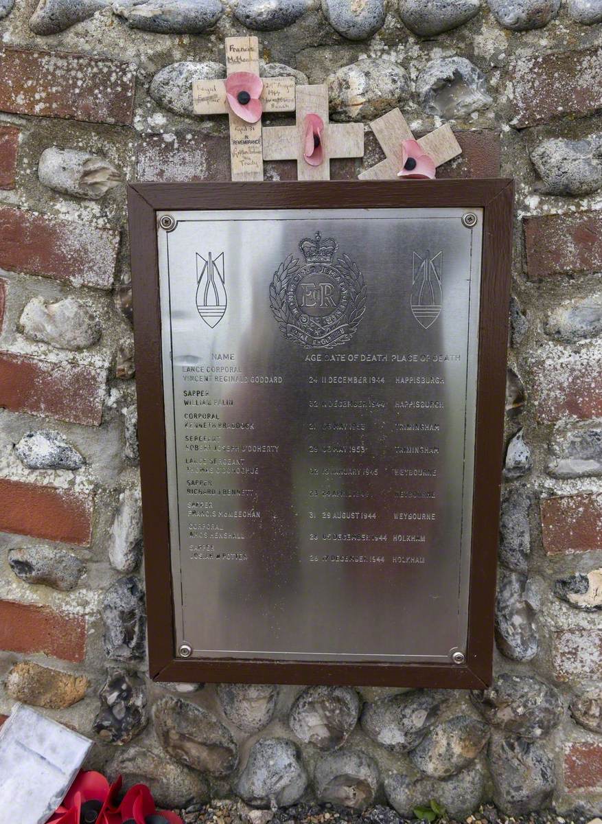 Mundesley Bomb Disposal Memorial