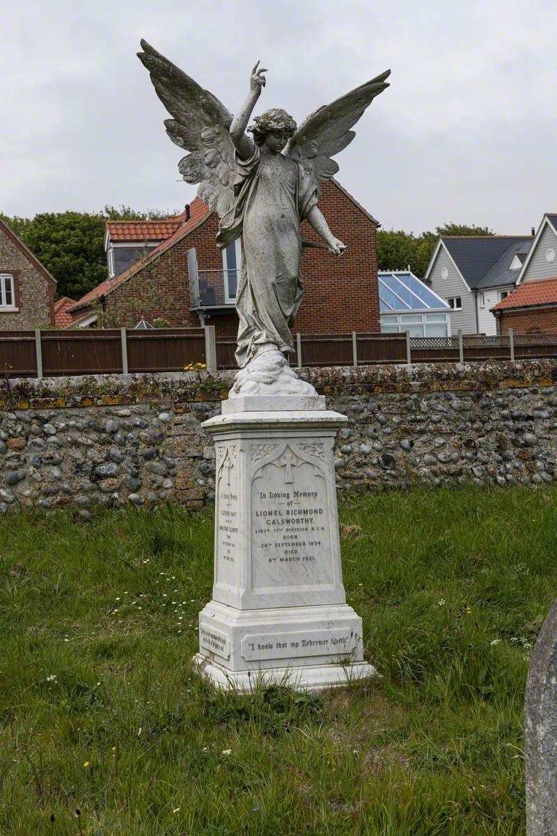 Memorial to Edwin Galsworthy: Angel of the Last Judgement