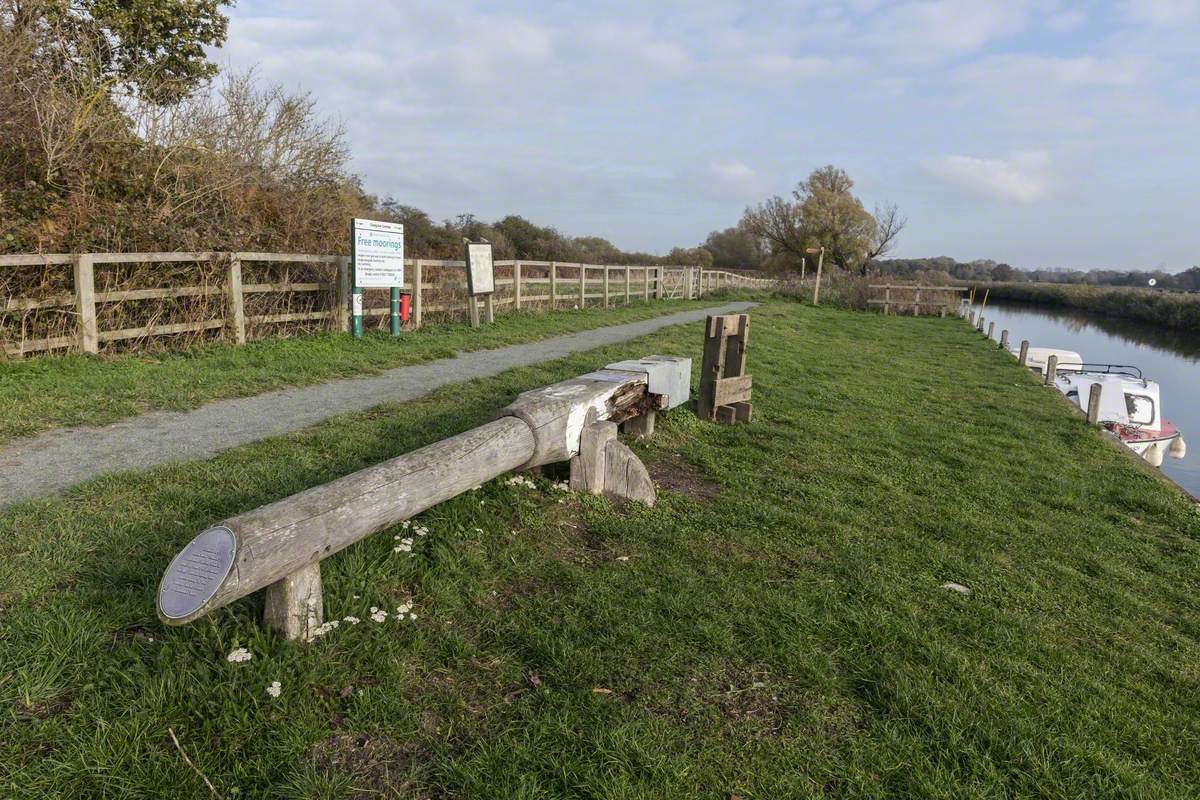 Bench from the Mast of the Wherry 'Hathor'